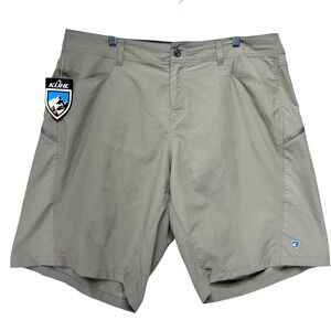 Kuhl Shorts Mutiny River Mens 40 Tan Ripstop Gorpcore Hiking Outdoor